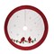 Transpac Multicolor Christmas Cardinals Tree Skirt, 47.25" Plush Polyester, Holiday Home Decor, Indoor Use, Spot Clean